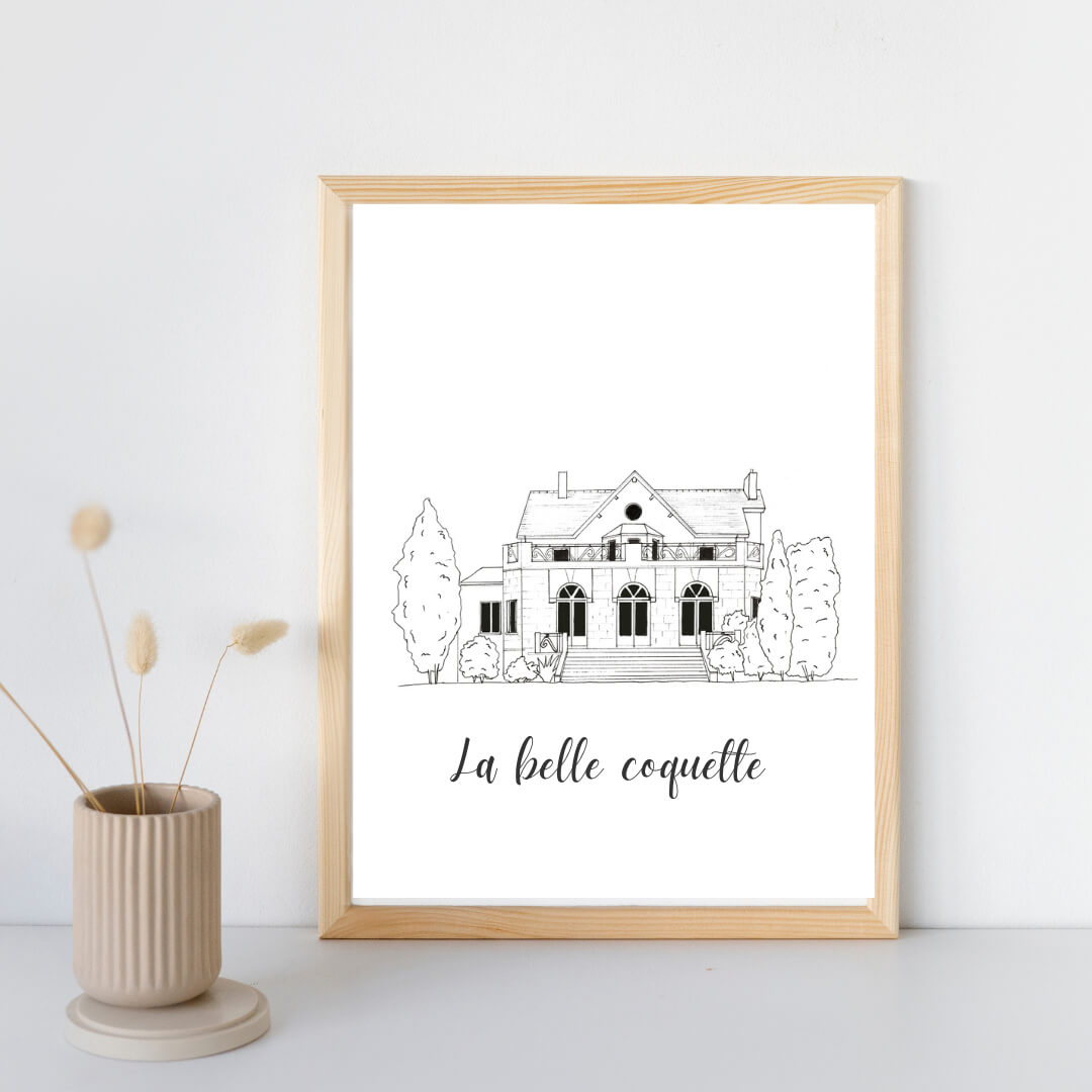 dessin de maison main levée emma saint girons loire atlantique